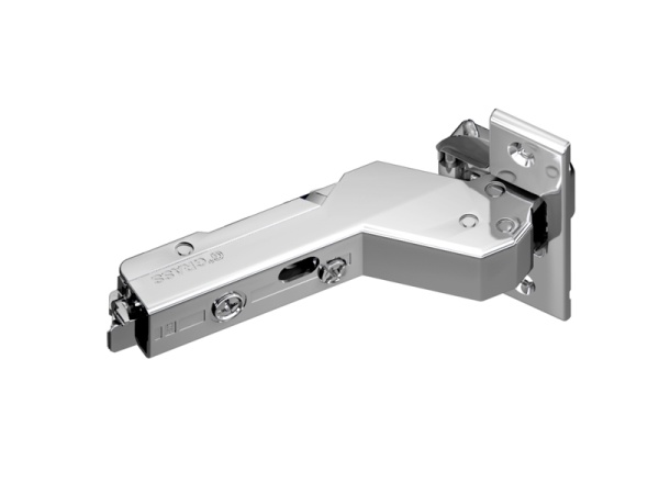 картинка Петля Tiomos +30/110°, вкладная, без демпфера, на саморез, 45/9,5 от магазина SEFI