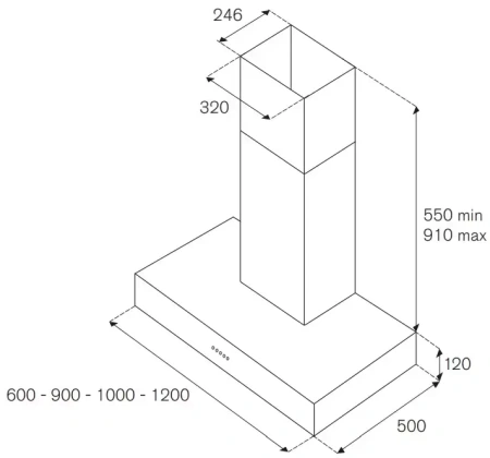 картинка Вытяжка Bertazzoni K120CONXA от магазина SEFI