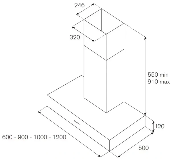картинка Вытяжка Bertazzoni K120CONXA от магазина SEFI