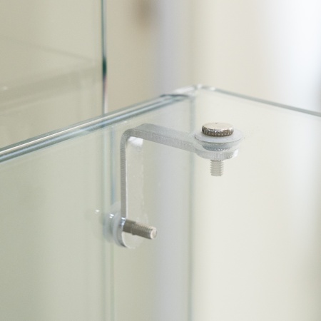 картинка Крепление стеклянного куба мет. двойное AKS от магазина SEFI