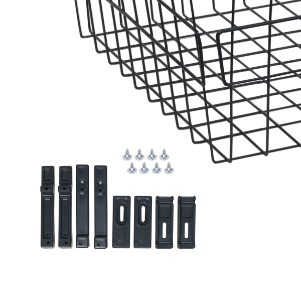 картинка Выдвижная корзина для белья 500 (455*485*200) б/н, графит WIEXPOL от магазина SEFI