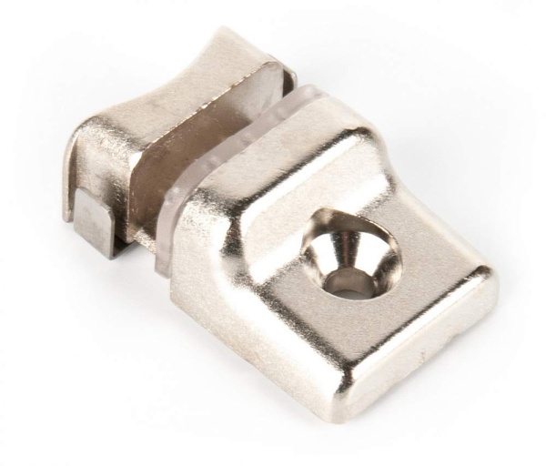 картинка Полкодержатель для стеклянных полок 6-8 мм, под саморез SYSTEM HOLZ от магазина SEFI