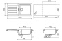 картинка Кухонная мойка SCHOCK SIGNUS 60D Large CRISTADUR магма от магазина SEFI