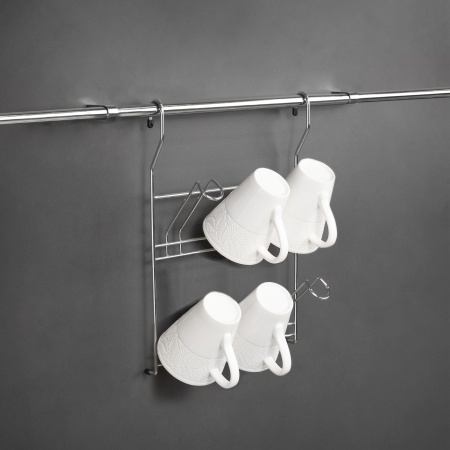 картинка Корзина на трубу d16 для стаканов CWJ229 хром AKS от магазина SEFI