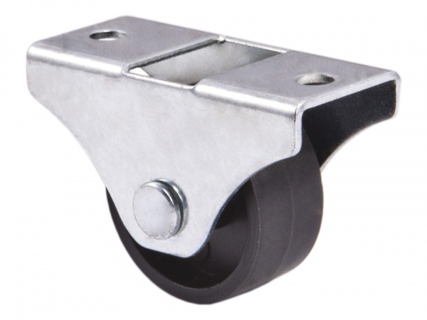 картинка Ролик меб. d25 h28 прямоходящий, черный AKS от магазина SEFI