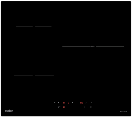 картинка Индукционная варочная панель HAIER HHK-Y63WTB от магазина SEFI