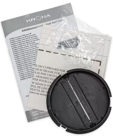 картинка Вытяжка Krona KAMILLA 600 black (1 мотор) от магазина SEFI
