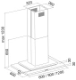 картинка Вытяжка Falmec Symbol isola 90 ix (800) ECP от магазина SEFI