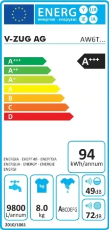 картинка Стиральная машина V-ZUG AdoraWash V6000 AW6TWHC li от магазина SEFI