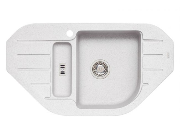 картинка Мойка ALVEUS NIAGARA 60 GRANITAL ARCTIC-G11 900x500x160;1X с сифоном 1105297, от магазина SEFI