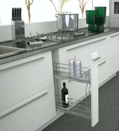 картинка Бутылочница Sigma Soft для нижнего шкафа, полное выдвижение с Soft-Close в шкаф 200мм магазин SEFI являющийся официальным дистрибьютором в России  картинка Бутылочница Sigma Soft для нижнего шкафа, полное выдвижение с Soft-Close в шкаф 200мм от магазина SEFI