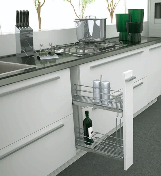 картинка Бутылочница Sigma Soft для нижнего шкафа, полное выдвижение с Soft-Close 110х500х520 от магазина SEFI