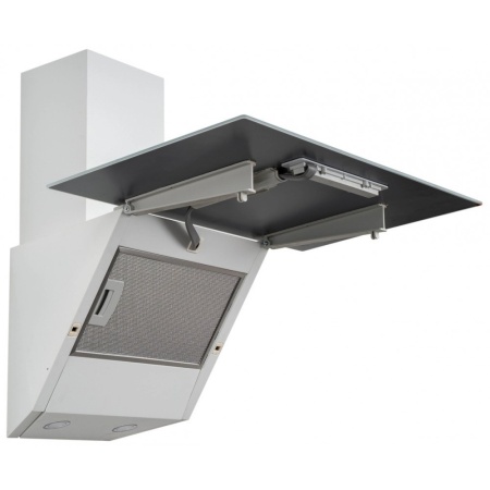 картинка Наклонная вытяжка HiSTORY CAG65S 1FWH Белый кристалл от магазина SEFI