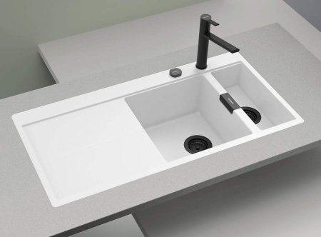 картинка Кухонная мойка SCHOCK HORIZONT 60D F CRISTADUR магнолия от магазина SEFI