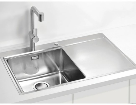 картинка Мойка  PURE UP 30 KMB 90 FI 515X525 в компл. с сифоном 1123351, от магазина SEFI