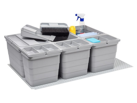 картинка Комплект Assistent с разделителем для моющих средств, щеткой и совком от магазина SEFI