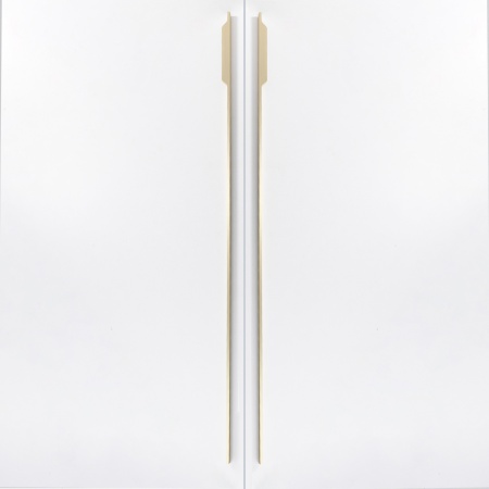 картинка Ручка меб. скоба алюм. ANDROMEDA 1056/1200 матовое браш золото, AKS (правая) от магазина SEFI