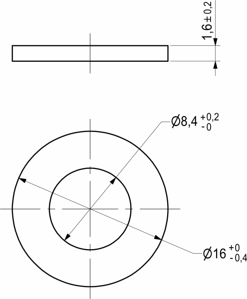 картинка Шайба плоская d8 DIN125 (уп/1 кг/ ~658 шт) AKS магазин SEFI являющийся официальным дистрибьютором в России  картинка Шайба плоская d8 DIN125 (уп/1 кг/ ~658 шт) AKS от магазина SEFI