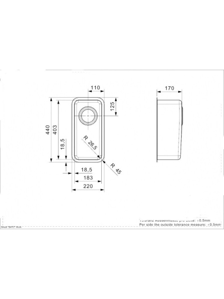 картинка Мойка Reginox Kansas L 18x40 matt от магазина SEFI