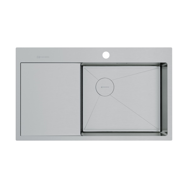 картинка Мойка Omoikiri Akisame 86-R Side-IN нерж. сталь/нержавеющая сталь от магазина SEFI
