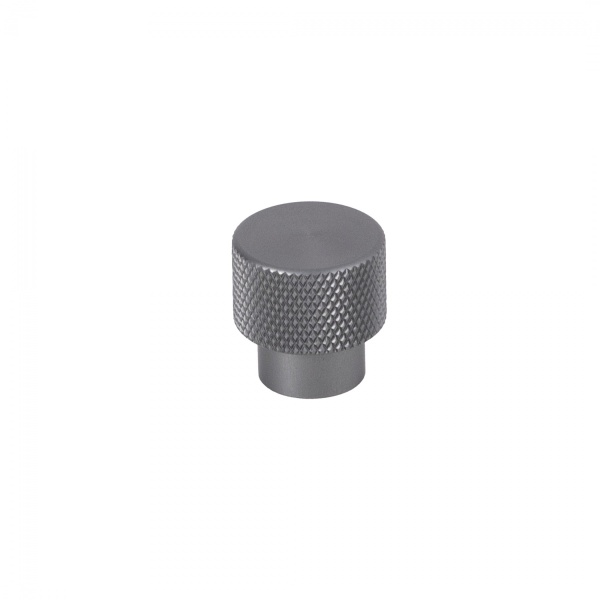 картинка Ручка меб. кнопка мет. FLUID графит, AKS от магазина SEFI