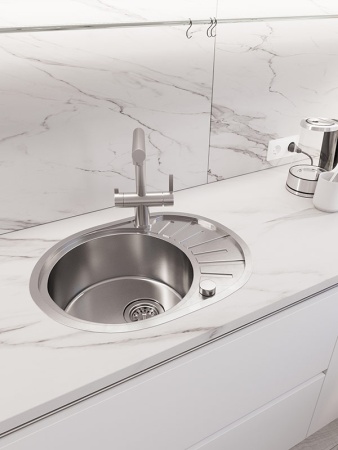 картинка Мойка Oulin R101, поверхность сатин от магазина SEFI