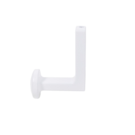 картинка Крючок меб. однорожковый мет. KING белый матовый AKS от магазина SEFI