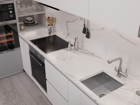 картинка Мойка EMAR 130, покрытие PVD, цвет сатин от магазина SEFI