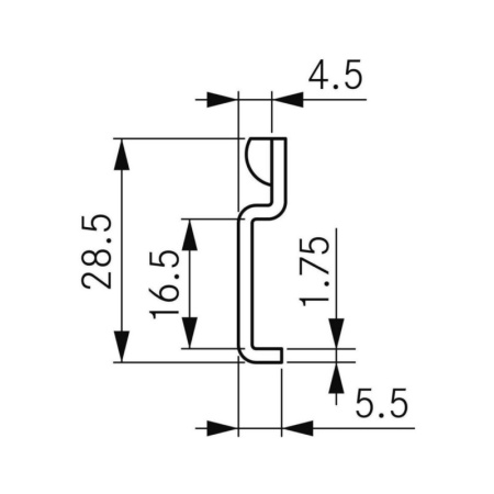 картинка Разделитель для бутылочниц Сапфир/Классик на ширину фасада 200 мм от магазина SEFI