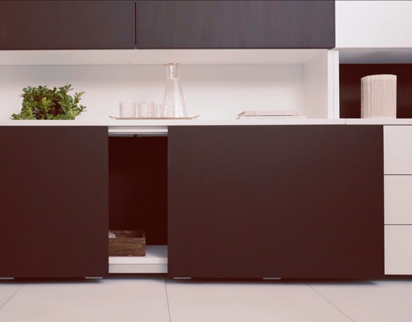 картинка Для шкафа-купе Mеханизм Slider-S20, нижн. шк., тип 5, 1400MM от магазина SEFI