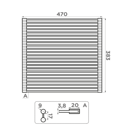 картинка Ролл-мат ROLL-03-IN нерж.сталь/черный от магазина SEFI