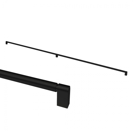 картинка Ручка меб. скоба алюм. TIMELESS 1192/1205 черный матовый, AKS от магазина SEFI