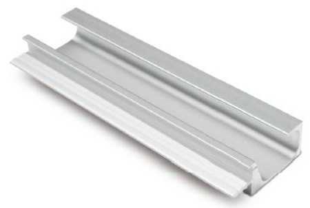 картинка Ручка-профиль алюм. врезная C-образная, 3.5м, анода натуральная AKS от магазина SEFI