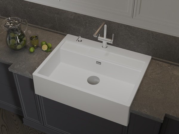 картинка Мойка Rivelato MODULIX 9082 1-чаш 899*679 Белый 101 от магазина SEFI