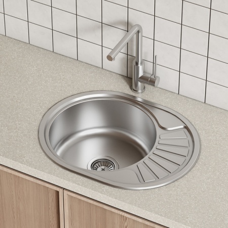 картинка Мойка, нерж. сталь, шелк, 600*470, Suno S, IDDIS, SUN60SDi77 от магазина SEFI