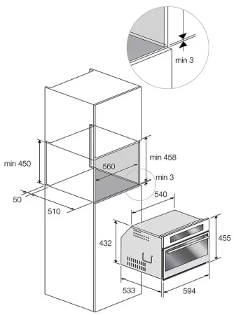картинка Духовой шкаф Fulgor Milano FCO 4512 TM X от магазина SEFI