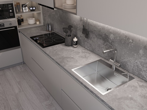 картинка Мойка EMB-560(TOP), цвет сатин от магазина SEFI