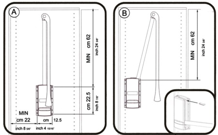 картинка Пантограф SERVETTO для одежды телескопический 770-1200 мм, цвет - коричневый от магазина SEFI