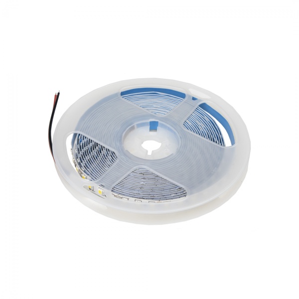 картинка Лента светодиодная влагостойкая - 9,6W/m, 12V, 8мм, 2835, 120 д/м, IP65, хол. бел (6000К), 5м, AKS от магазина SEFI