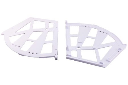 картинка Крепление в шкаф для обуви трехрядное, белый РП от магазина SEFI