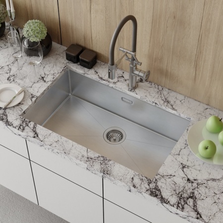 картинка Мойка, нерж.сталь, универсального монтажа, сатин, 740*440,  Edifice, IDDIS, EDI74S0i77 от магазина SEFI