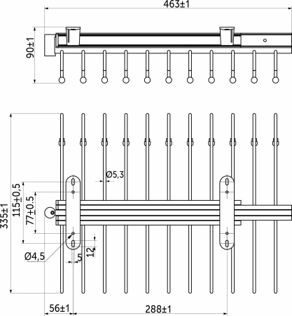 картинка Вешалка выдвижная для брюк крепл.верх., хром AKS от магазина SEFI