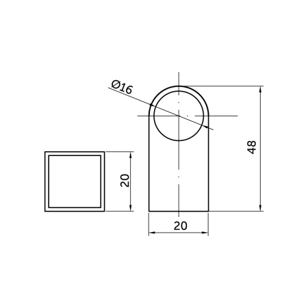 картинка Держатель на рейлинг MODERN, античная бронза РФ от магазина SEFI