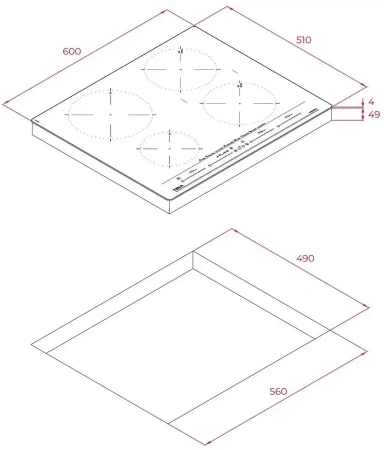 картинка Индукционная варочная панель Teka IZC 64630 MST BLACK от магазина SEFI