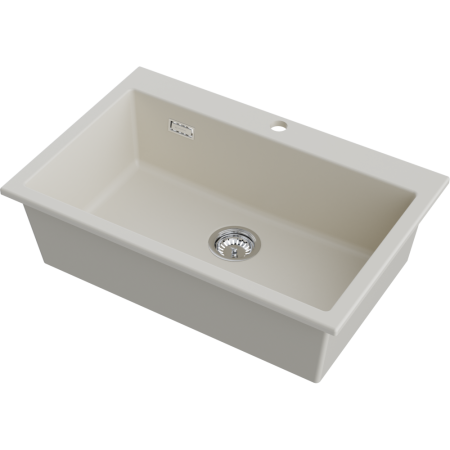 картинка Мойка Omoikiri Omishima 76-CR Matt Natceramic/cream матовый от магазина SEFI