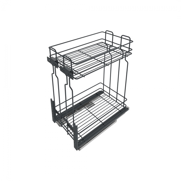 картинка Выдвижная корзина-карго 300 крепл.нижнее, графит WIEXPOL от магазина SEFI