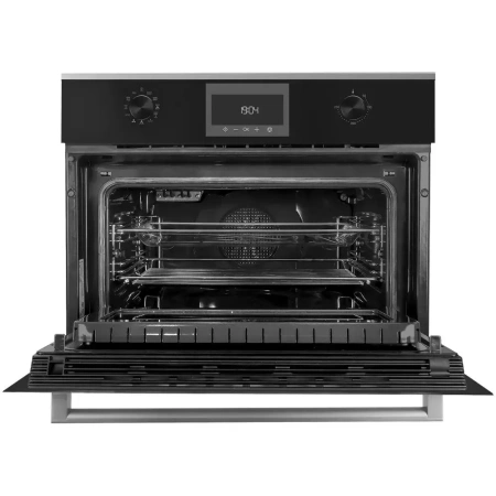 картинка Компактный духовой шкаф с микроволнами Kuppersbusch CBM 6330.0 S1 Stainless Steel от магазина SEFI