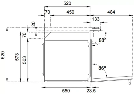 картинка Духовой шкаф с паром Bertazzoni F6011PROVPTN от магазина SEFI