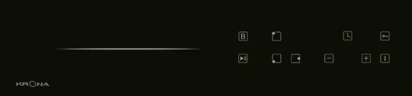 картинка Индукционная варочная панель KRONA REMO 45 BL от магазина SEFI