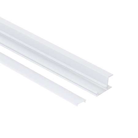 картинка Профиль алюминиевый накладной/торцевой CAPELLA-3018W, с экраном, цвет белый, 2м (для 18 ДСП), AKS магазин SEFI являющийся официальным дистрибьютором в России  картинка Профиль алюминиевый накладной/торцевой CAPELLA-3018W, с экраном, цвет белый, 2м (для 18 ДСП), AKS от магазина SEFI